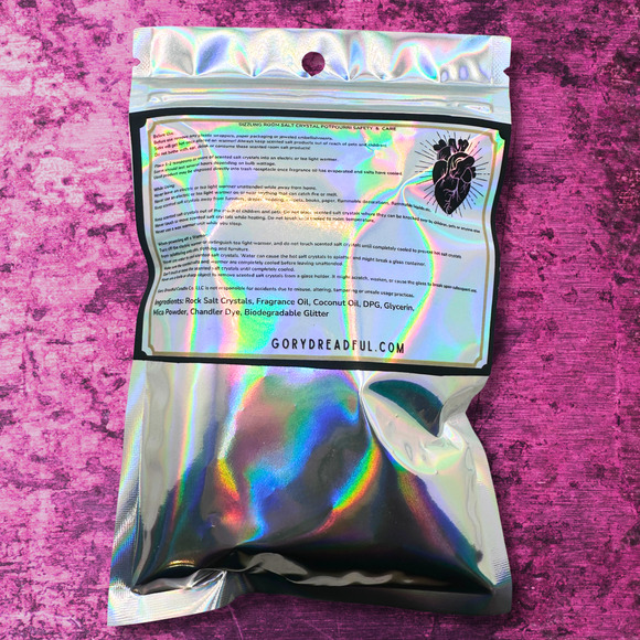 BOO'D UP & BUBBLY Sizzling Room Salt Crystal Potpourri: Floral Bubble Bath Scent - Picture 7 of 10